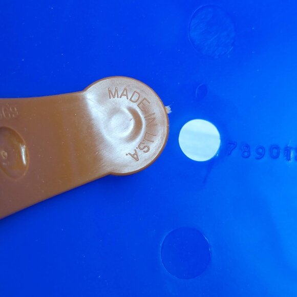 Vintage Los Angeles Dodgers Blue Plastic Batting Helmet w/Adjustable Strap - Picture 11 of 12